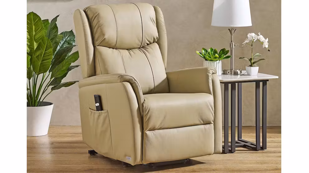 Tike SM Lift ChairLeather Taupe