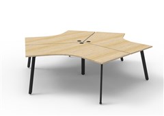 Infinity 120 Degree Workstation  Eternity Leg