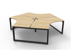 Infinity 120 Degree Workstation  Loop Leg