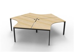 Infinity 120 Degree Workstation  Profile Leg