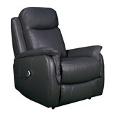 Ascot Dual Motor Lift Chair  Black leather