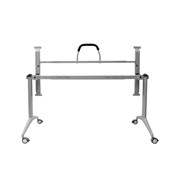 Expandable Flip Top Table Frame  Silver