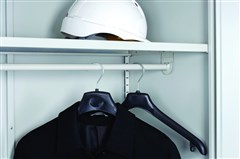 Top Shelf with Rail for GO Steel Cupboard