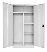 GO Wardrobe Unit  Silver Grey